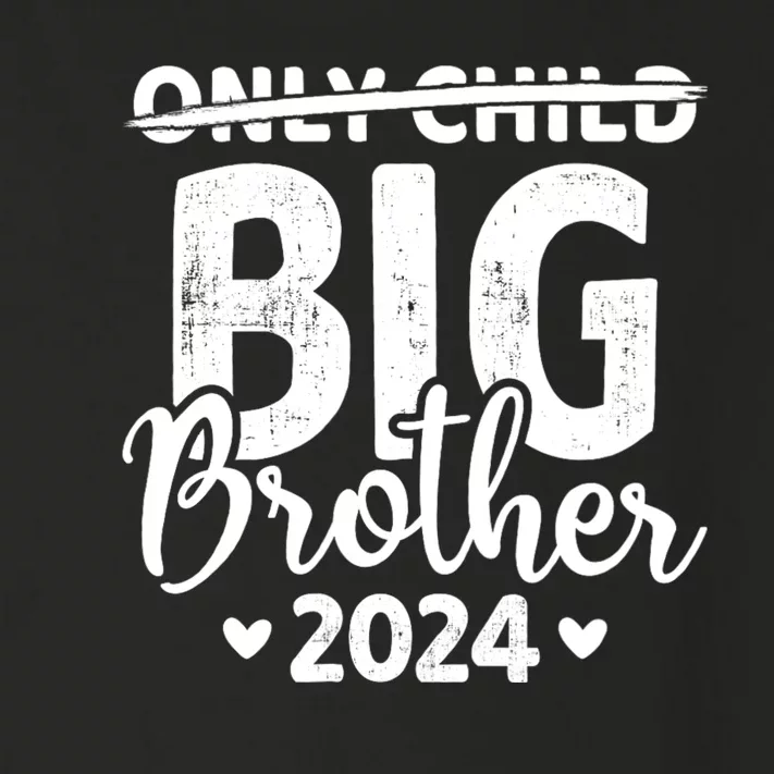 Only Child Crossed Out Big Brother 2024 Pregnancy Announce Toddler Long Sleeve Shirt