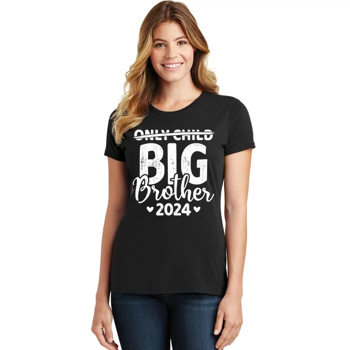 Only Child Crossed Out Big Brother 2024 Pregnancy Announce Women's T-Shirt