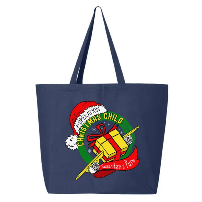 Operation Christmas Child SmaritanS Purse Funny Family Xmas 25L Jumbo Tote