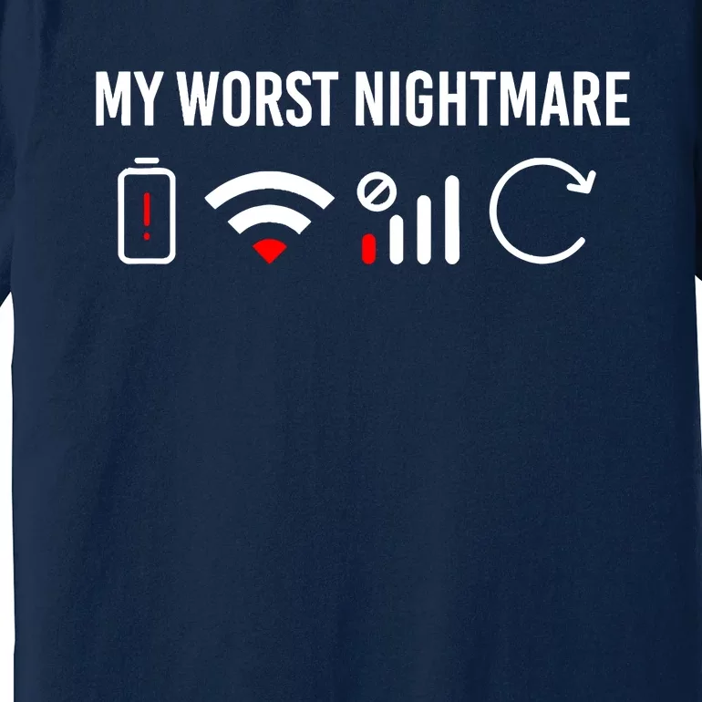 Online Clothes Computer Video Game Geek My Worst Nightmare Premium T-Shirt