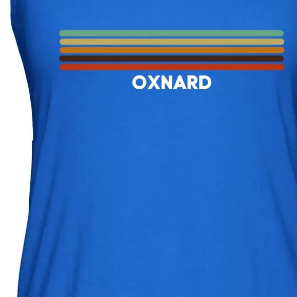 Oxnard California Ca Us Cities Of America Retro Meaningful Gift Ladies Essential Flowy Tank