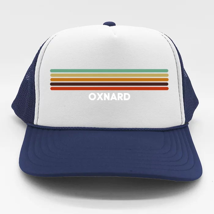 Oxnard California Ca Us Cities Of America Retro Meaningful Gift Trucker Hat