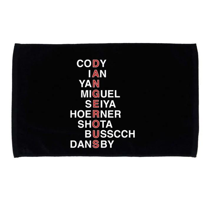 Obvious C.H.I.C.A.G.O Cubs Dangerous Cody Ian Yan Miguel Seiya Hoerner Shota Microfiber Hand Towel