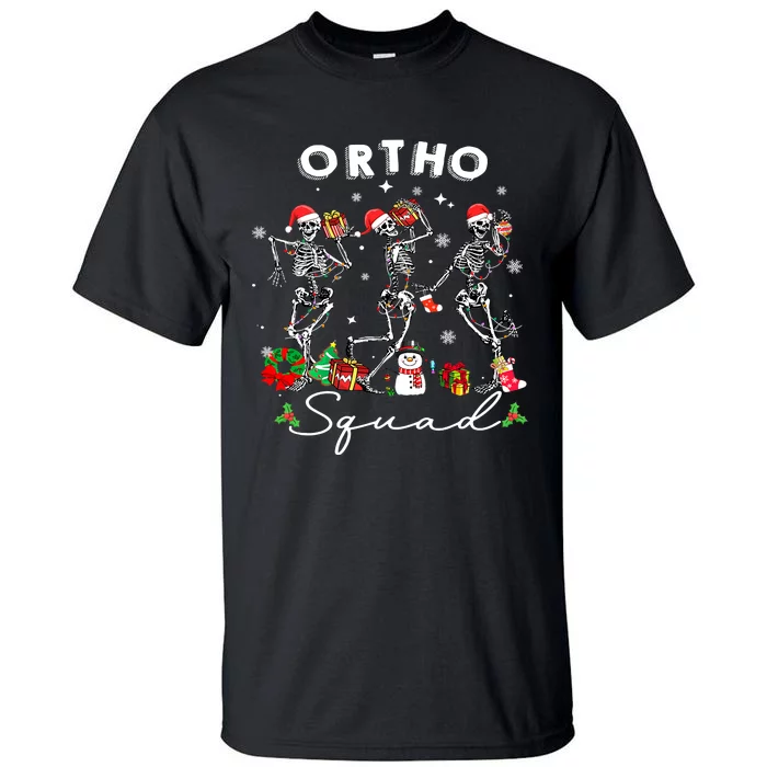 Ortho Christmas Crew Orthopaedic Nurse Ortho Techs Secretary Tall T-Shirt