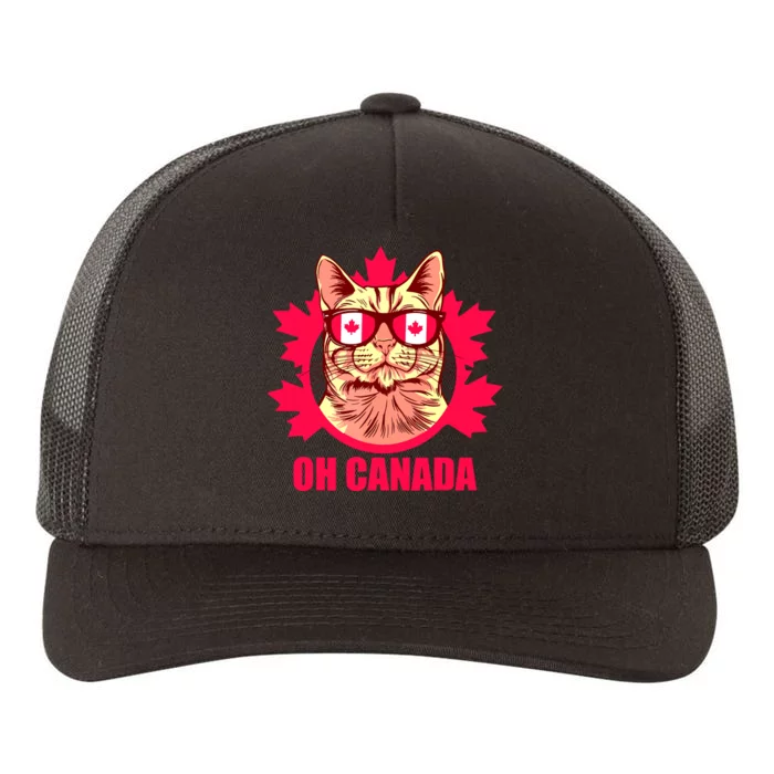 Oh Canada Canada Day Maple Leaf National Day 1st Of July Yupoong Adult 5-Panel Trucker Hat