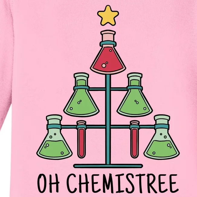 Oh Chemistree Chemistry Christmas Gift Baby Long Sleeve Bodysuit