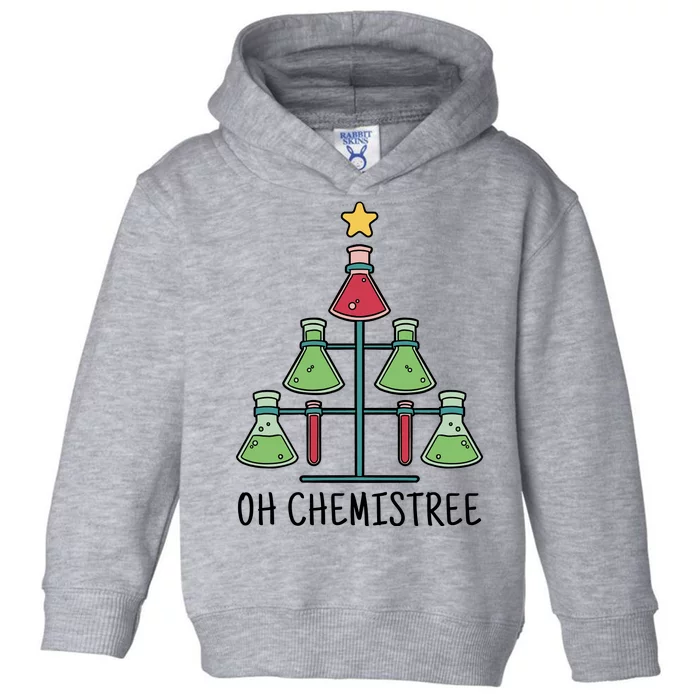 Oh Chemistree Chemistry Christmas Gift Toddler Hoodie