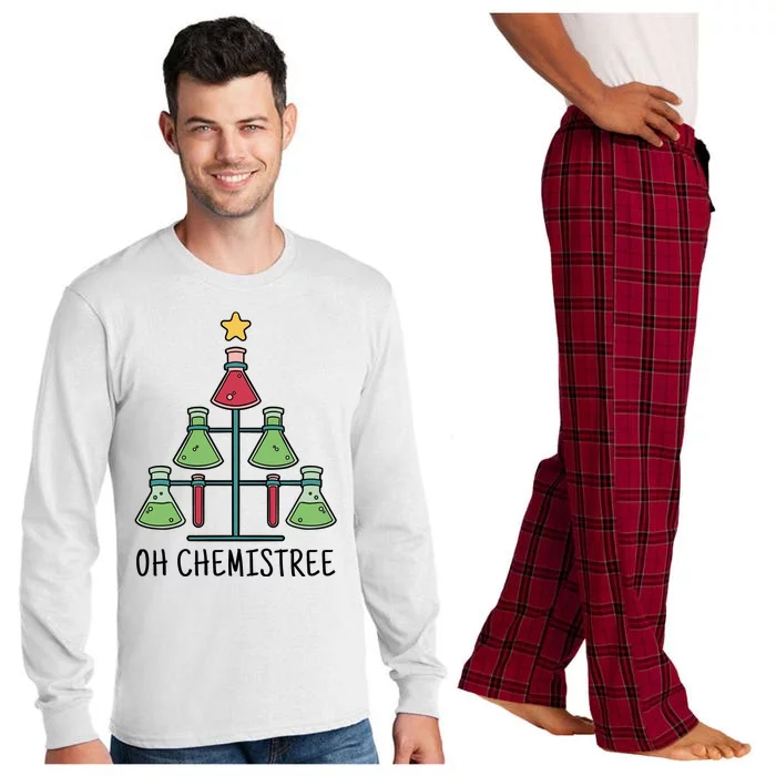 Oh Chemistree Chemistry Christmas Gift Long Sleeve Pajama Set