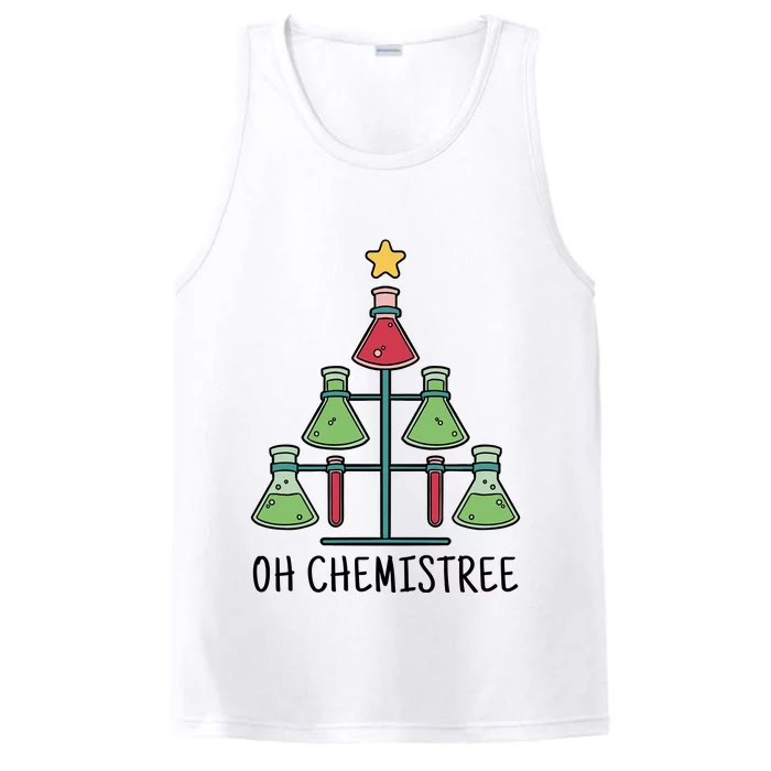 Oh Chemistree Chemistry Christmas Gift Performance Tank