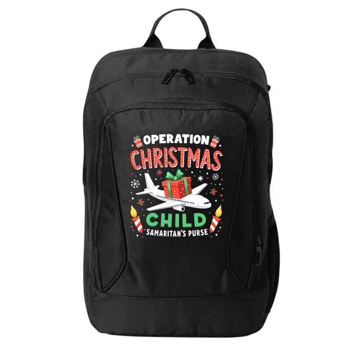 Operation Christmas Child Funny Family Matching Xmas City Backpack