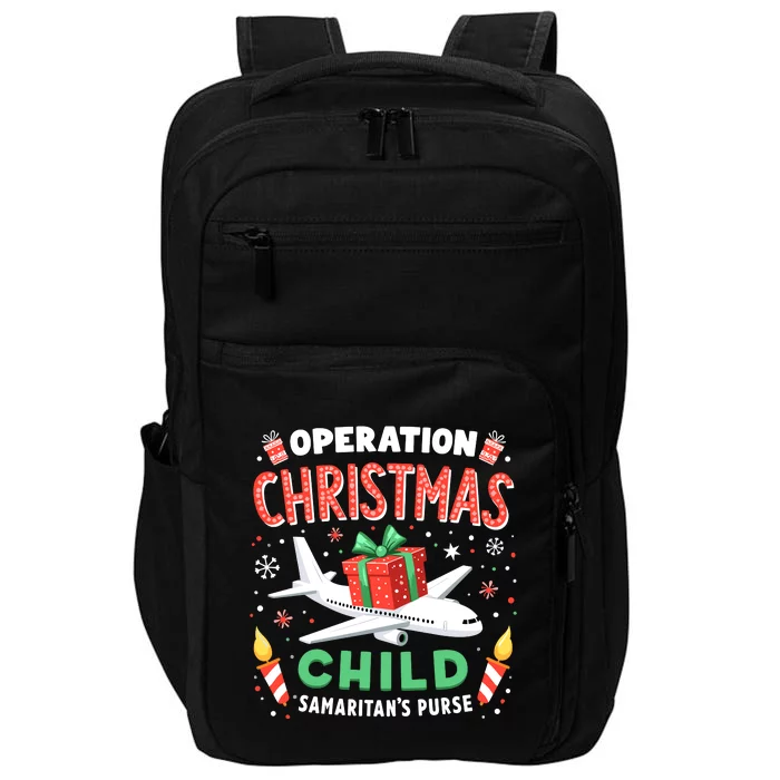 Operation Christmas Child Funny Family Matching Xmas Impact Tech Backpack