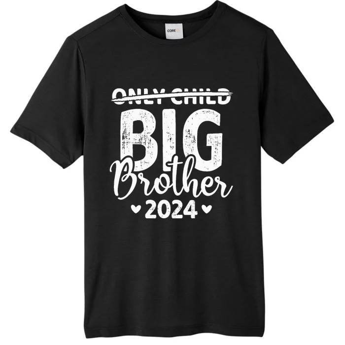 Only child crossed out big brother 2024 pregnancy ChromaSoft Performance T-Shirt