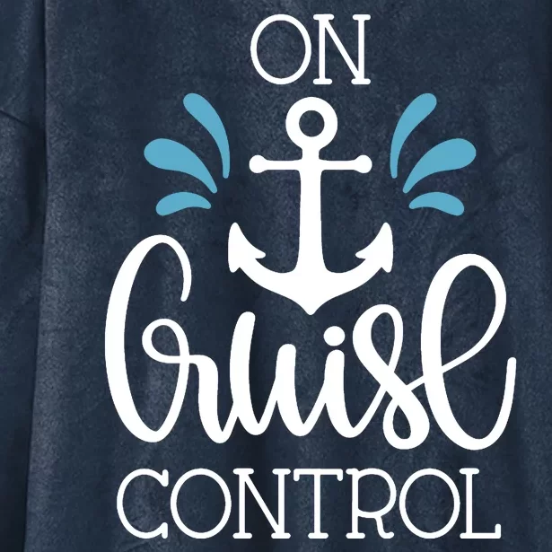 On Cruise Control Vacation Hooded Wearable Blanket