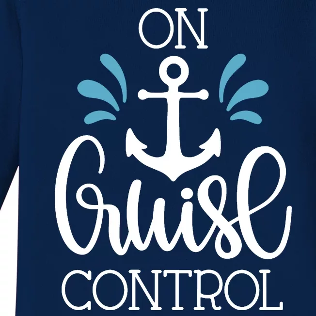 On Cruise Control Vacation Baby Long Sleeve Bodysuit