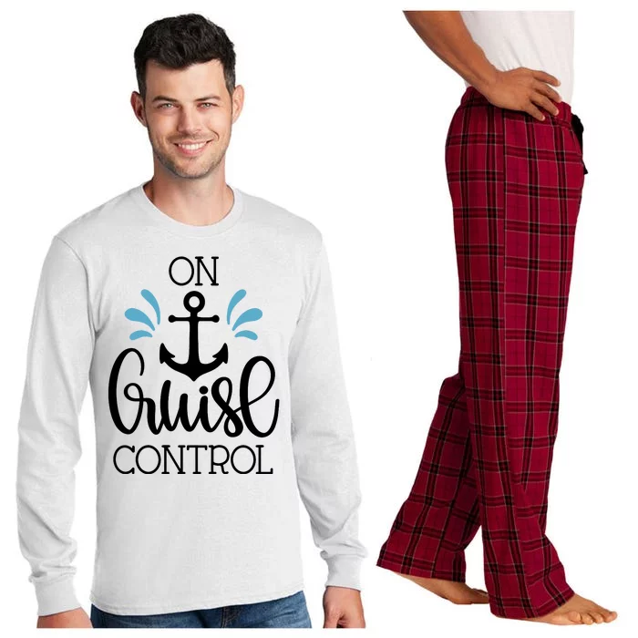 On Cruise Control Vacation Long Sleeve Pajama Set