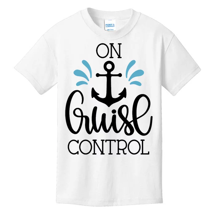 On Cruise Control Vacation Kids T-Shirt