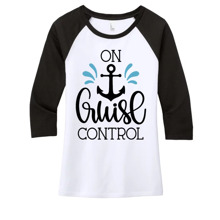 On Cruise Control Vacation Women's Tri-Blend 3/4-Sleeve Raglan Shirt