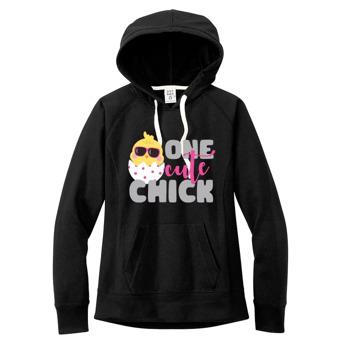 One Cute Chick Funny Women's Fleece Hoodie