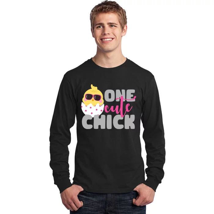 One Cute Chick Funny Tall Long Sleeve T-Shirt