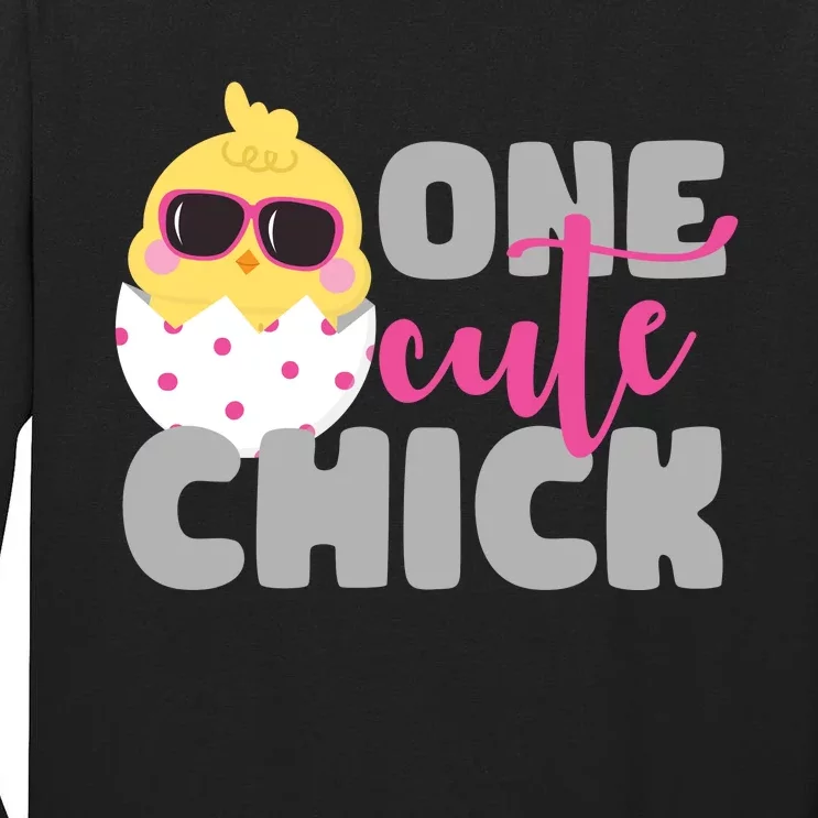 One Cute Chick Funny Tall Long Sleeve T-Shirt