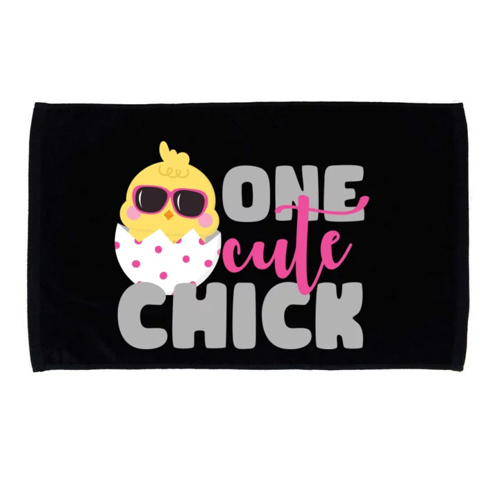 One Cute Chick Funny Microfiber Hand Towel