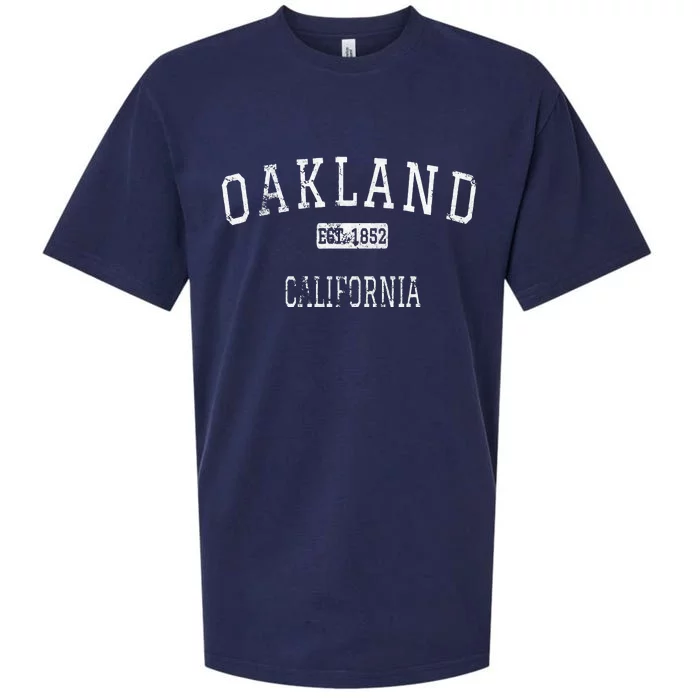 Oakland California Ca Vintage Sueded Cloud Jersey T-Shirt