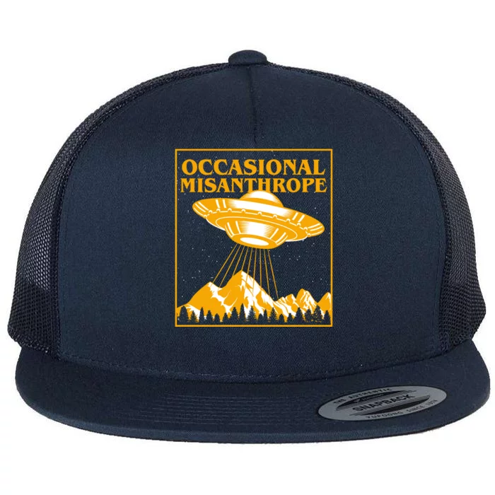 Occasional Misanthrope UFO Flat Bill Trucker Hat