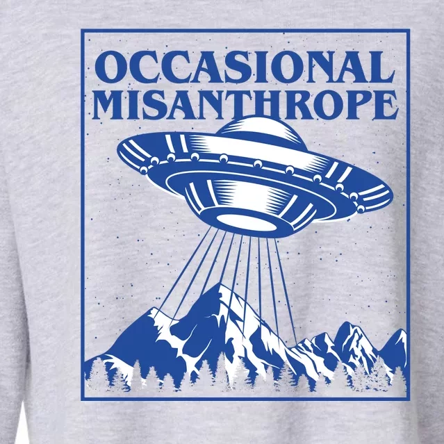 Occasional Misanthrope UFO Cropped Pullover Crew