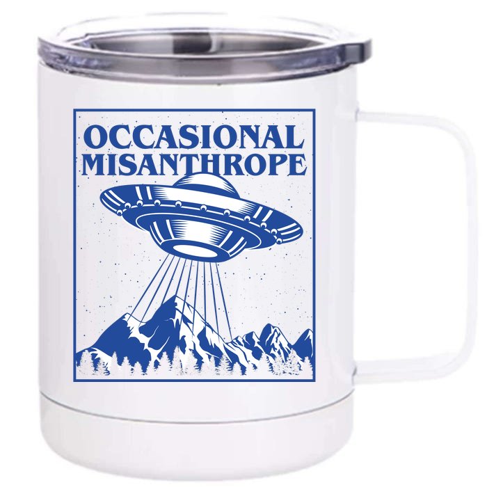 Occasional Misanthrope UFO Front & Back 12oz Stainless Steel Tumbler Cup