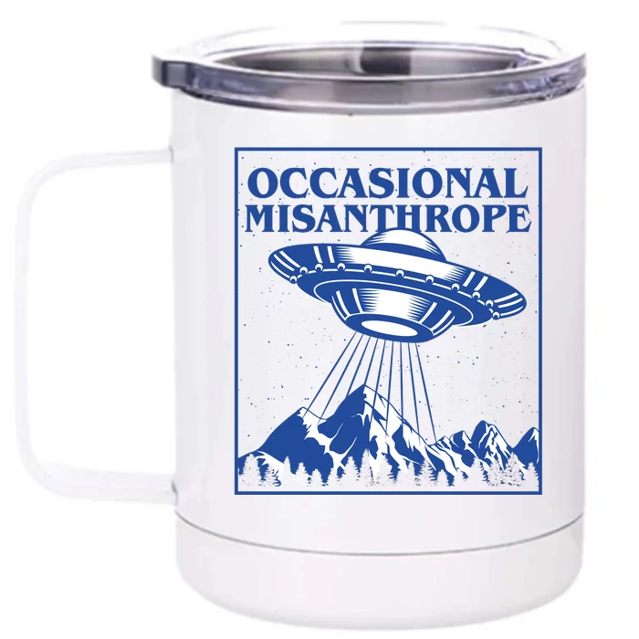 Occasional Misanthrope UFO Front & Back 12oz Stainless Steel Tumbler Cup