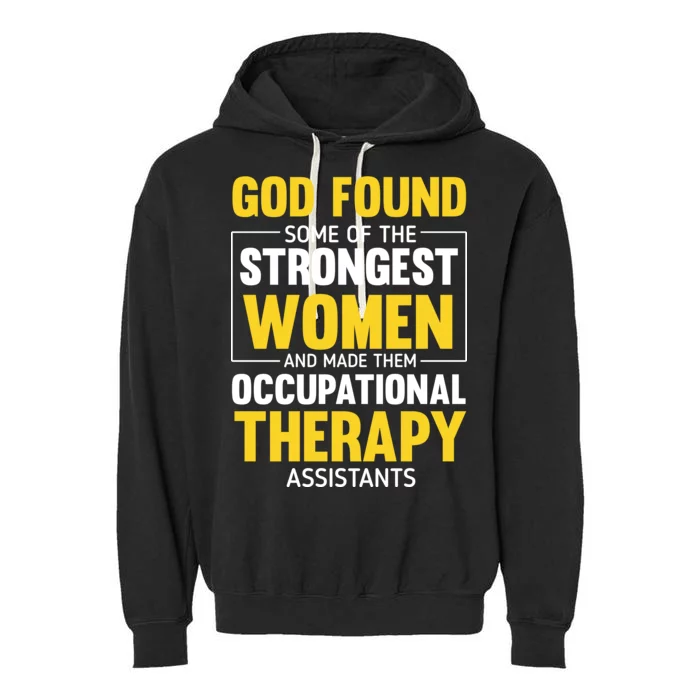 Occupational Therapy Assistants Garment-Dyed Fleece Hoodie