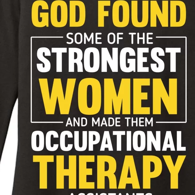 Occupational Therapy Assistants Womens CVC Long Sleeve Shirt