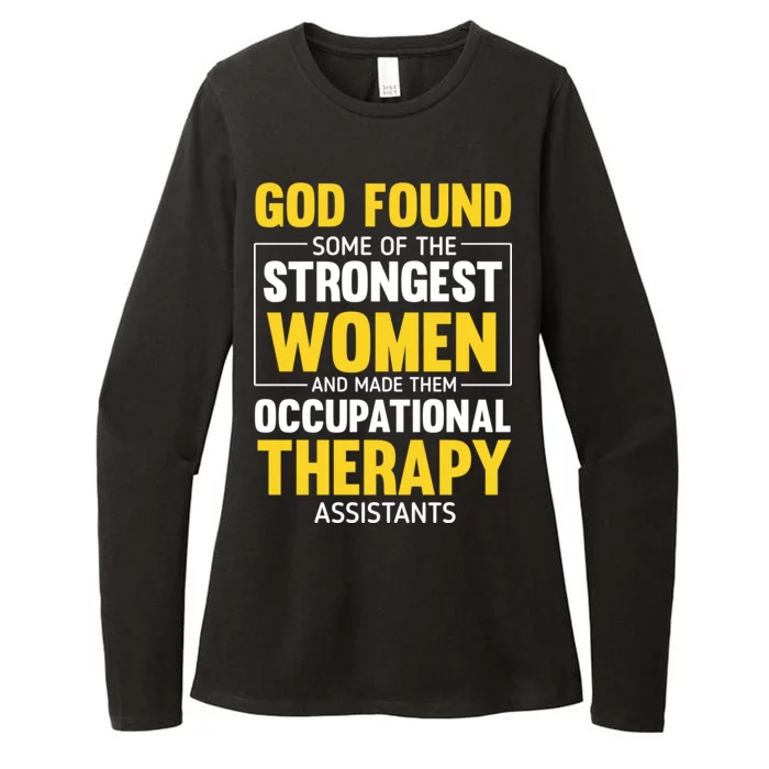 Occupational Therapy Assistants Womens CVC Long Sleeve Shirt