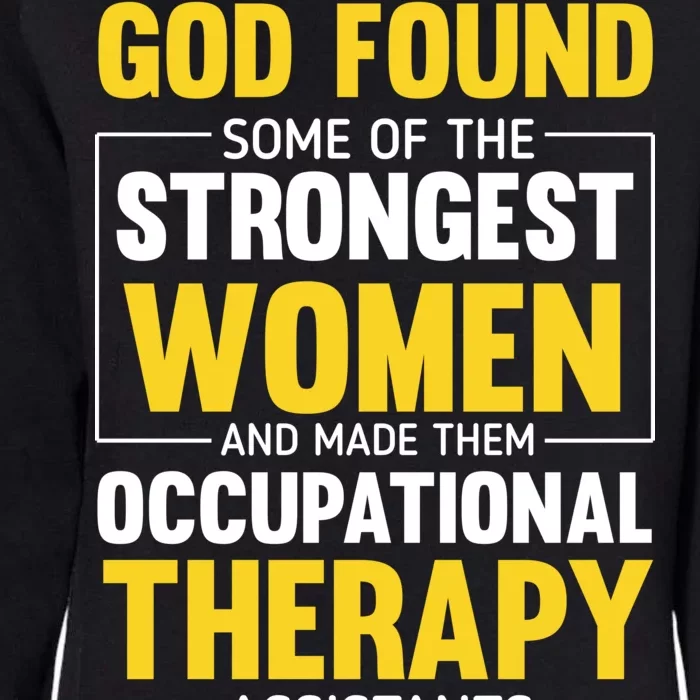 Occupational Therapy Assistants Womens California Wash Sweatshirt