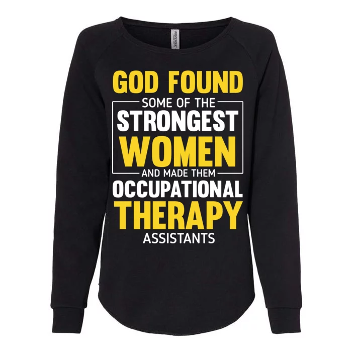 Occupational Therapy Assistants Womens California Wash Sweatshirt