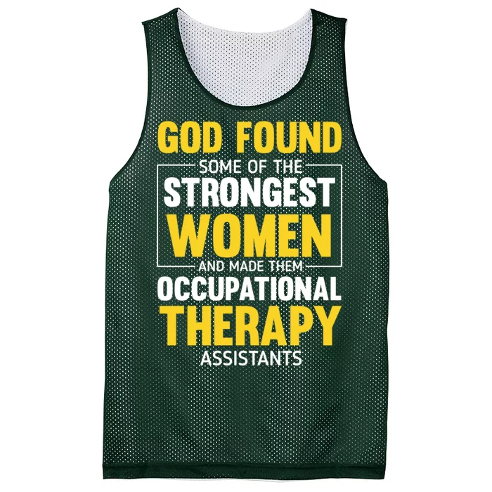 Occupational Therapy Assistants Mesh Reversible Basketball Jersey Tank