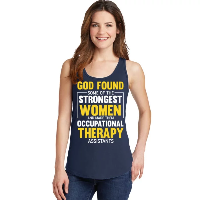 Occupational Therapy Assistants Ladies Essential Tank