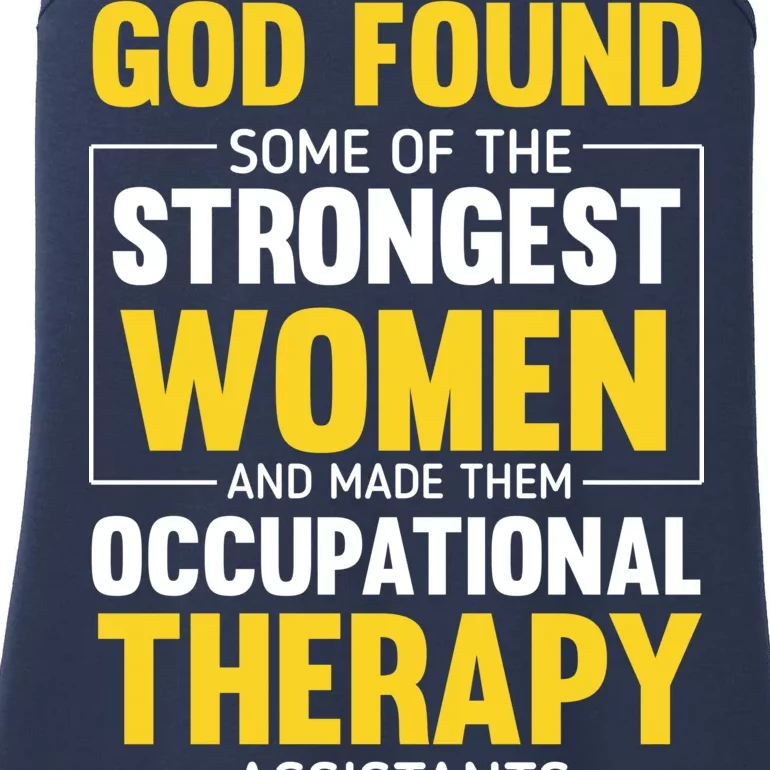 Occupational Therapy Assistants Ladies Essential Tank