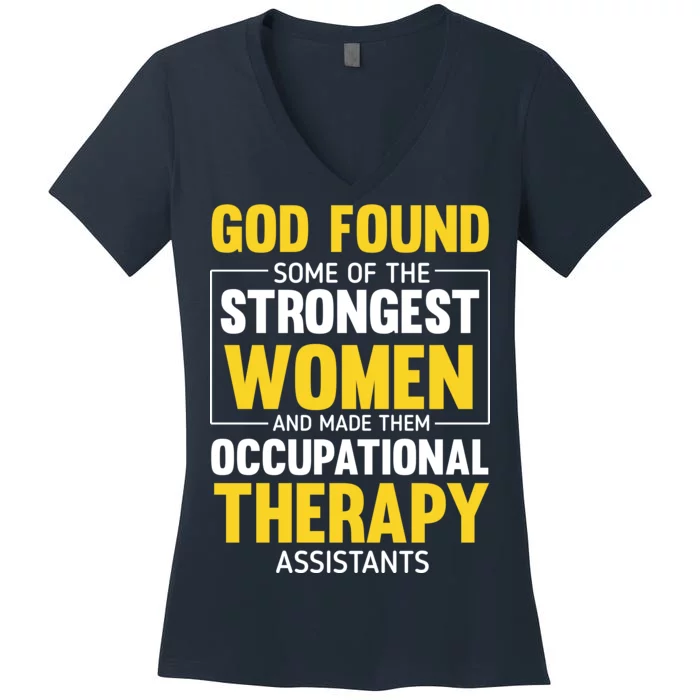 Occupational Therapy Assistants Women's V-Neck T-Shirt