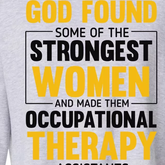 Occupational Therapy Assistants Cropped Pullover Crew