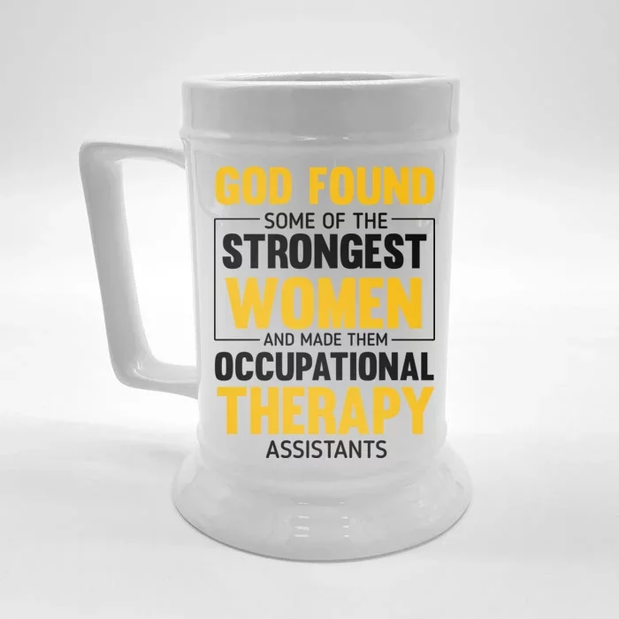 Occupational Therapy Assistants Front & Back Beer Stein