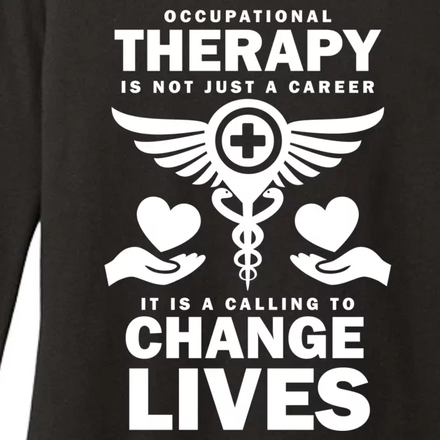 Occupational Therapy Change Lives Womens CVC Long Sleeve Shirt