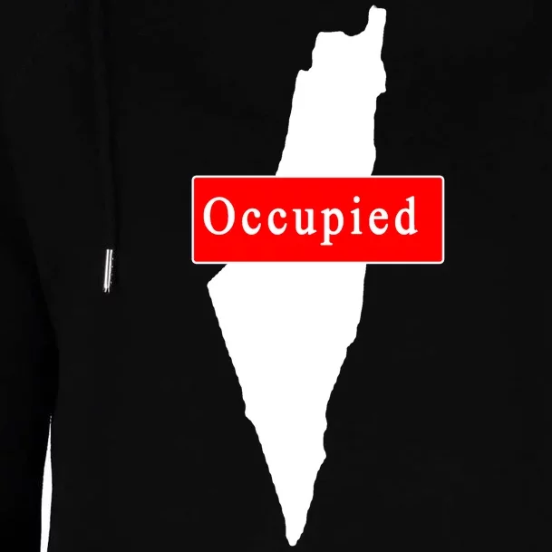 Occupied Palestine Free Gaza Anti Israel Womens Funnel Neck Pullover Hood