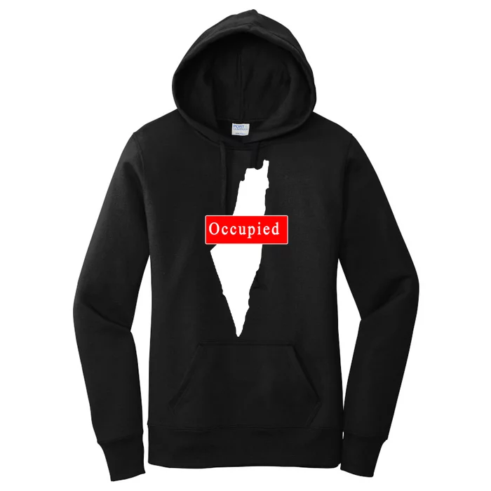 Occupied Palestine Free Gaza Anti Israel Women's Pullover Hoodie