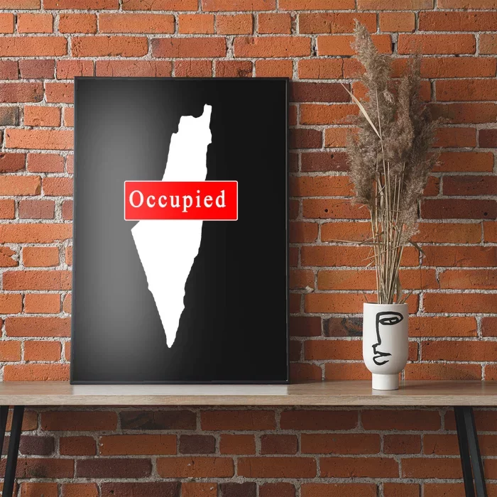 Occupied Palestine Free Gaza Anti Israel Poster