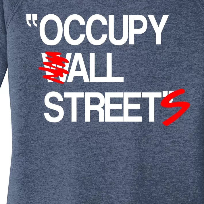 Occupy All Streets Women's Perfect Tri Tunic Long Sleeve Shirt