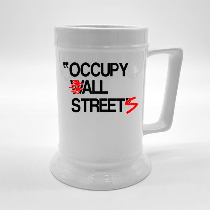 Occupy All Streets Front & Back Beer Stein