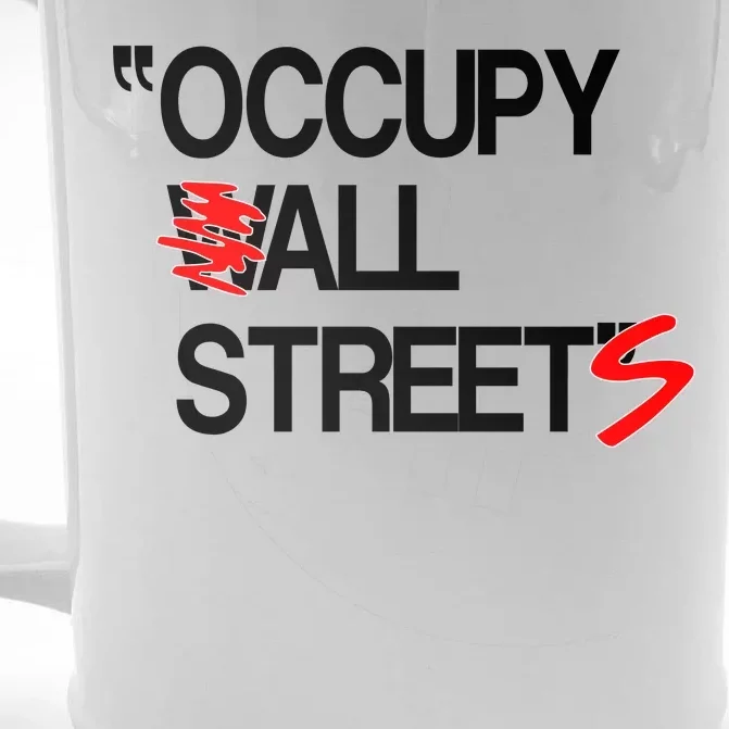 Occupy All Streets Front & Back Beer Stein