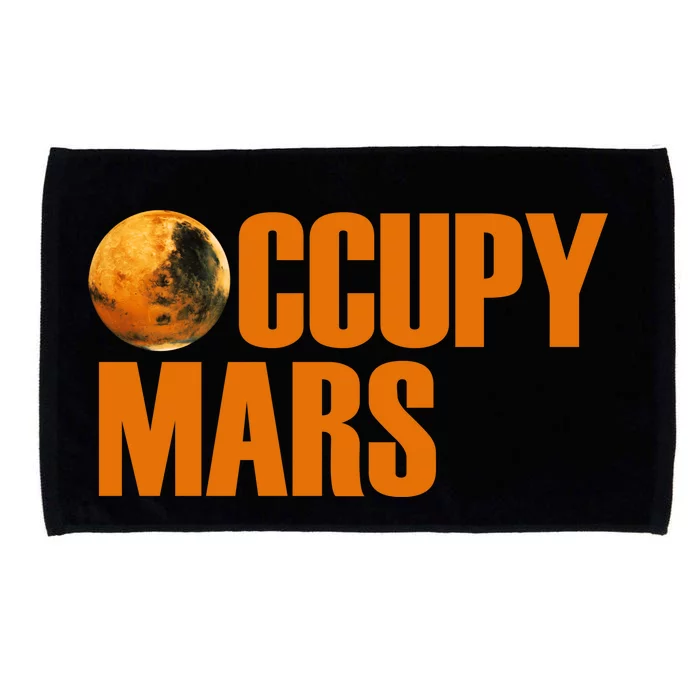 Occupy Mars Space Microfiber Hand Towel