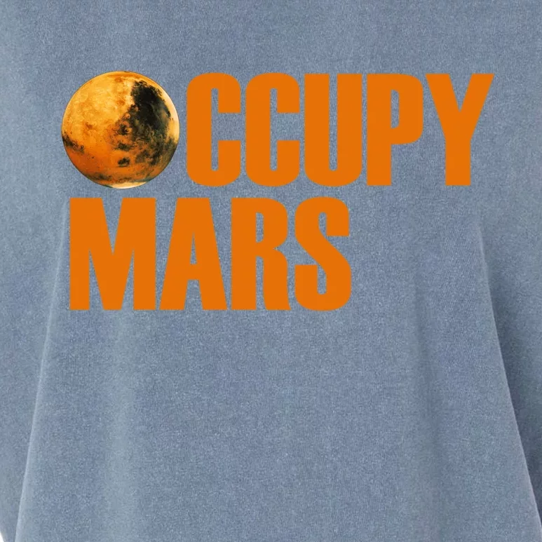 Occupy Mars Space Garment-Dyed Women's Muscle Tee